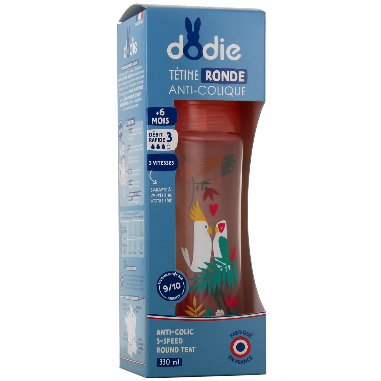 Dodie Biberon Anti-Colique Tétine Ronde - Vue 10