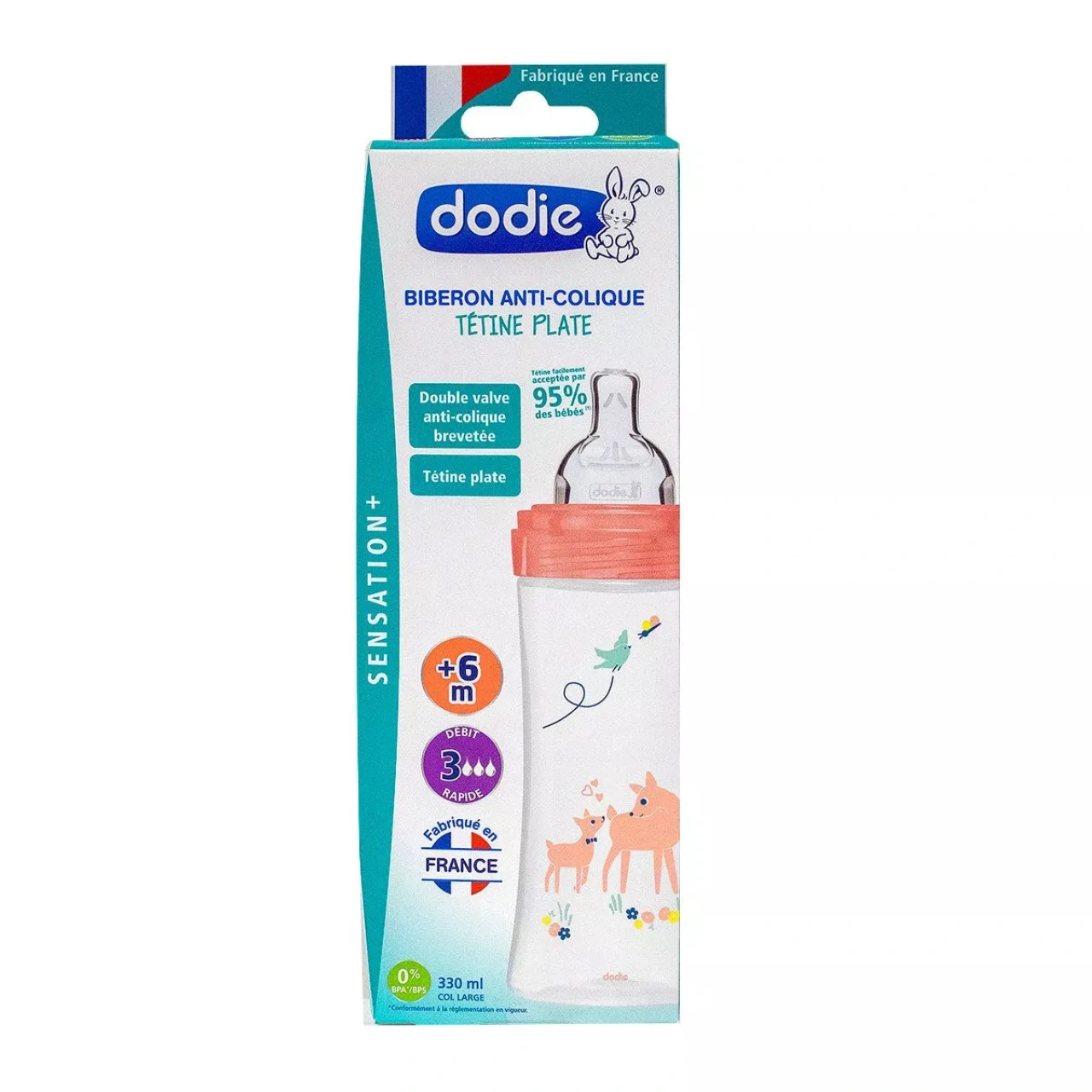 Dodie Biberon Tétine Plate Anti-Colique - Vue 19