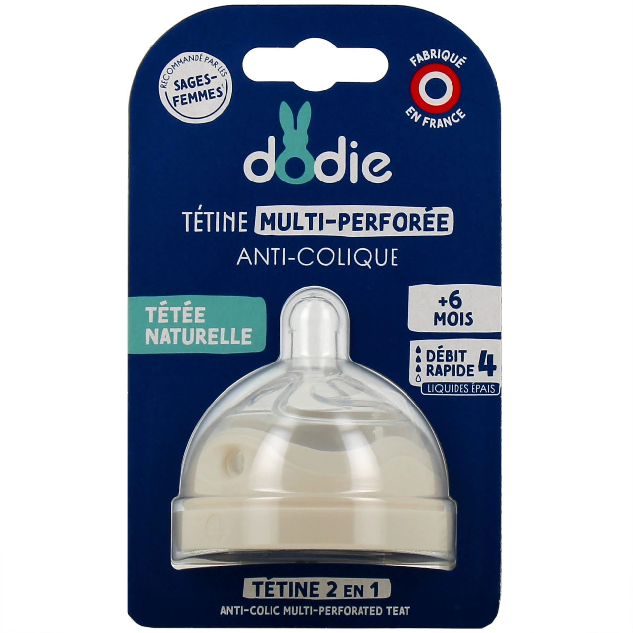 Dodie Tétine Multi-Perforée Anti-Colique - Vue 4