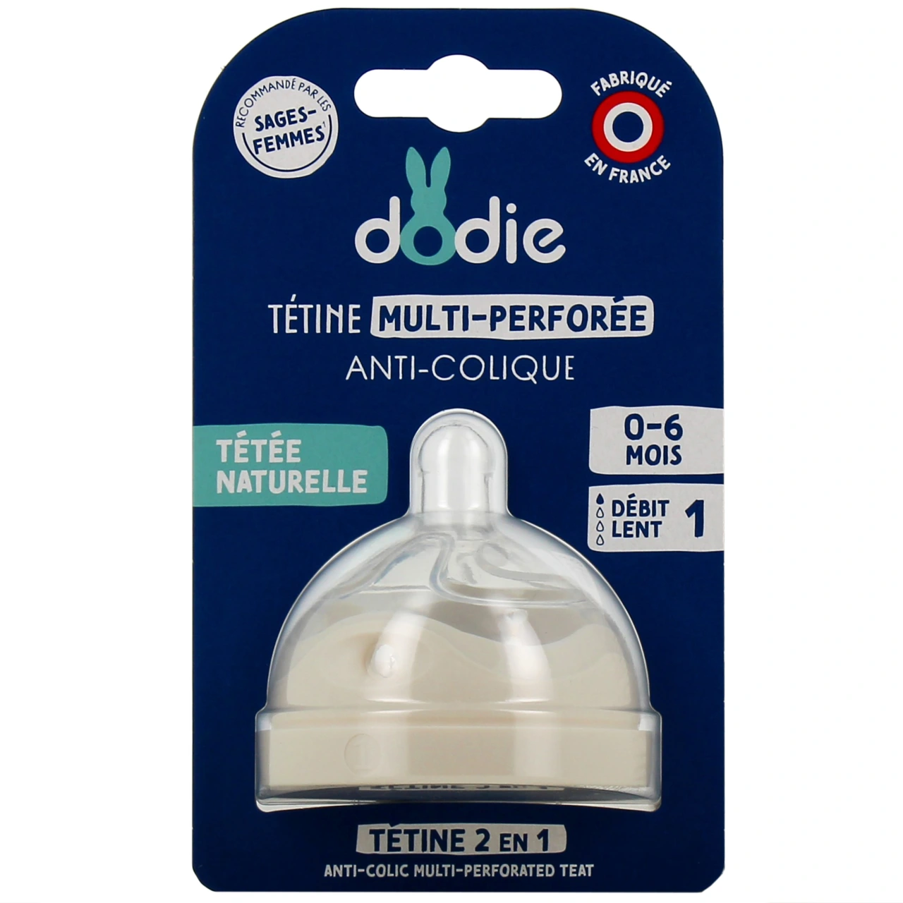 Dodie Tétine Multi-Perforée Anti-Colique - Dodie