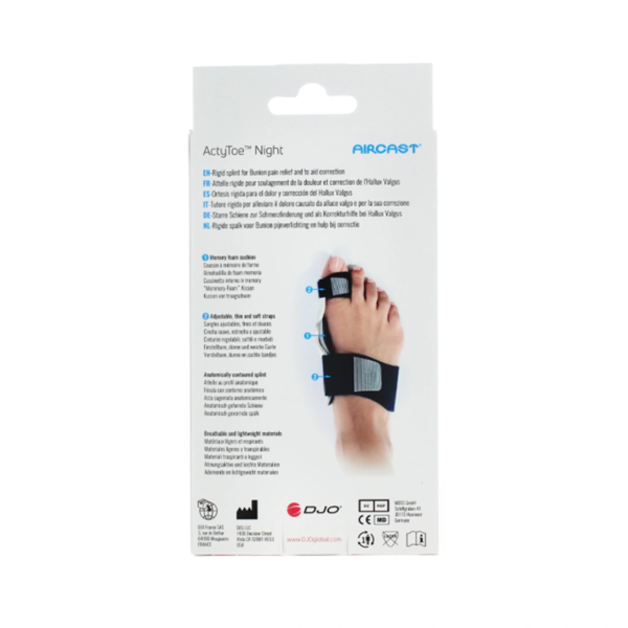 Donjoy Aircast Actytoe Night - Vue 3