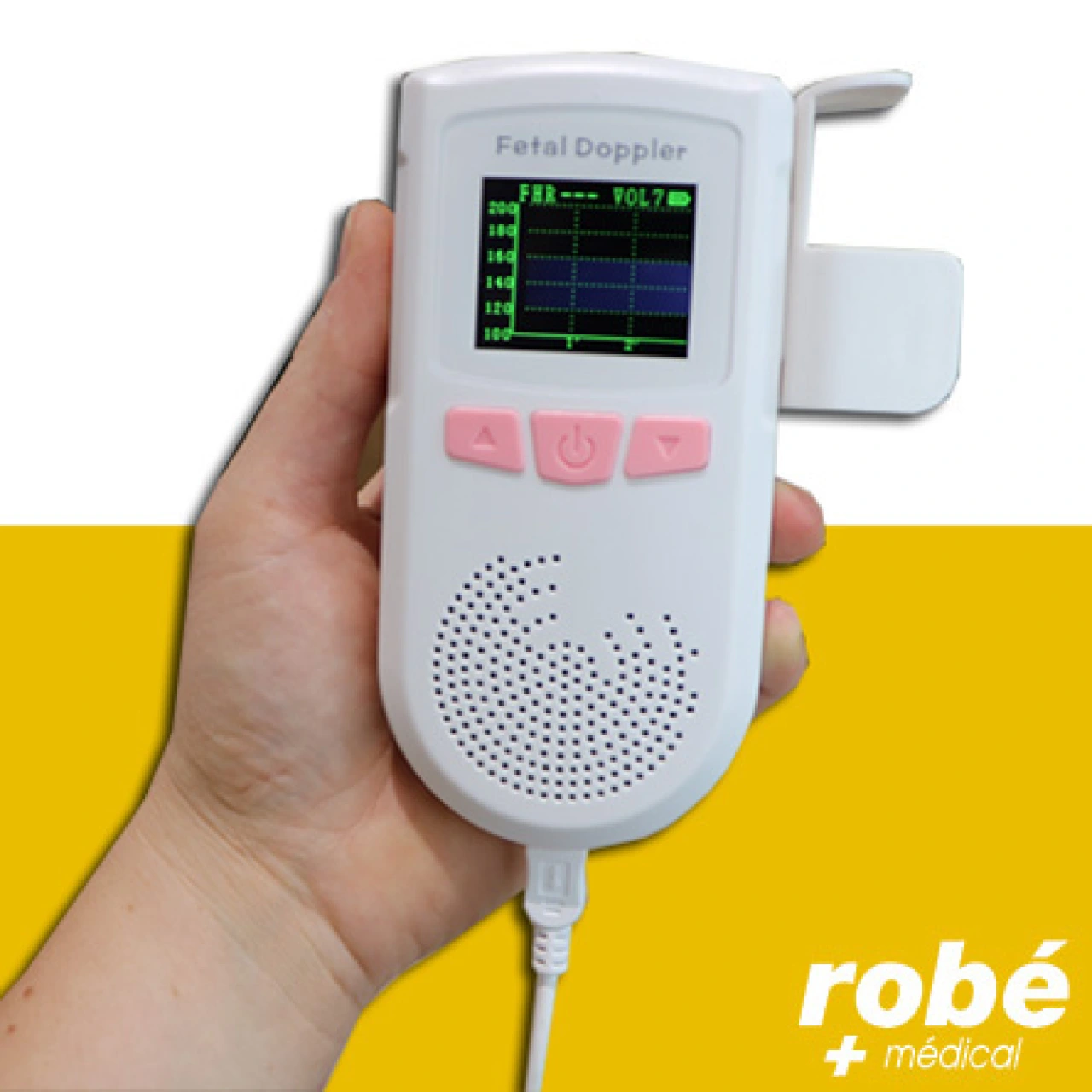 Doppler Foetal à Ultrasons 2,5 MHz Rechargeable - Robemed+