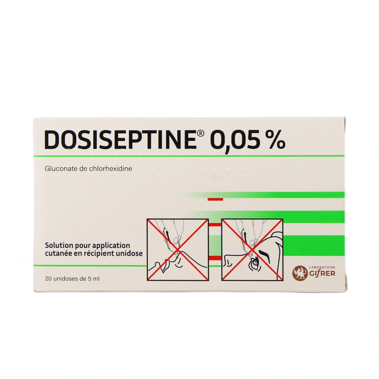 Dosiseptine 0,05% Solution Antiseptique en unidoses - Vue 2