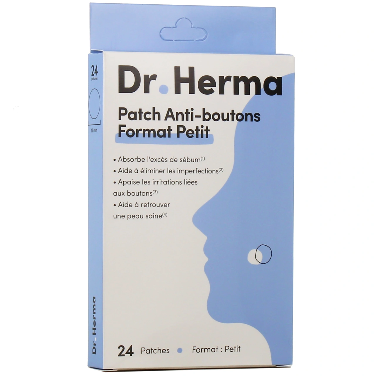 Dr Herma Patch Anti-Boutons - Vue 3
