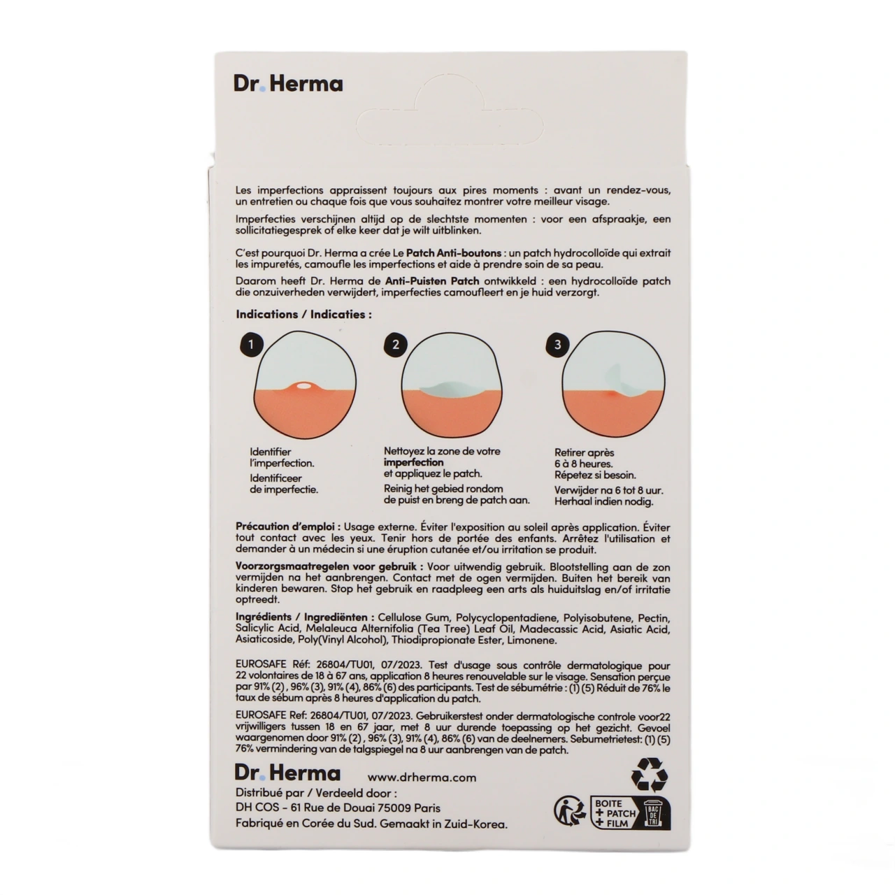 Dr Herma Patch Anti-Boutons - Vue 6