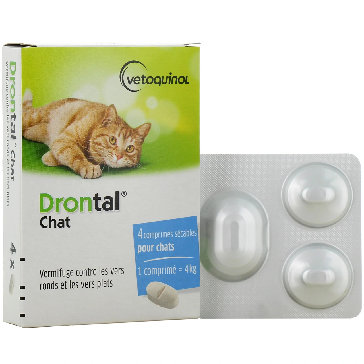 Drontal Vermifuge Chat - Vue 2