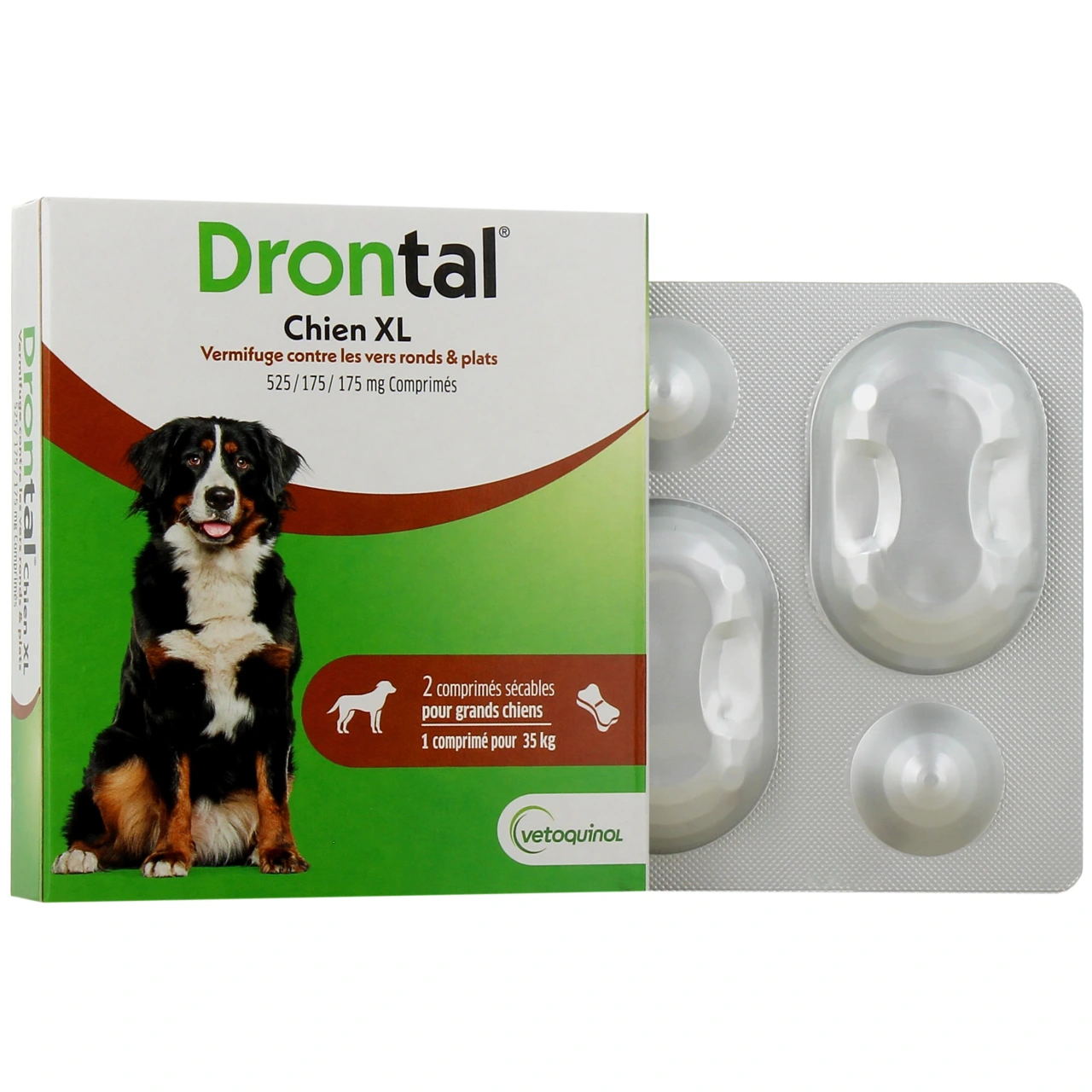 Drontal XL Vermifuge Chien Arôme Viande - Bayer Animal