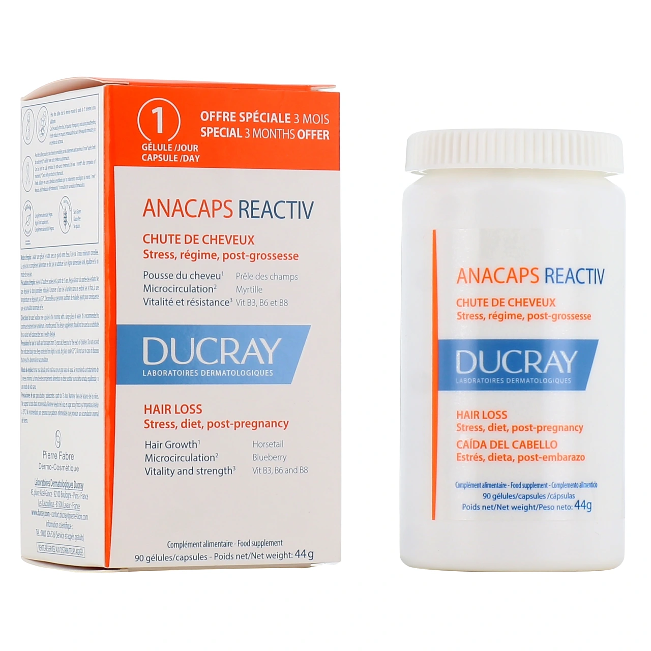 Ducray Anacaps Reactiv - Vue 4