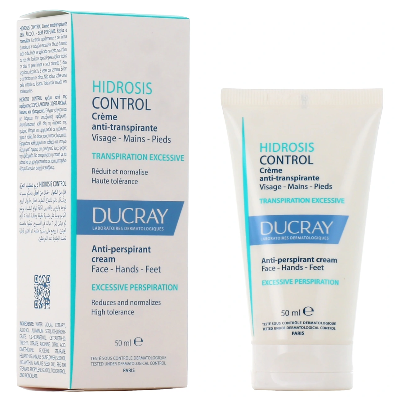 Ducray Hidrosis Control Crème Anti-Transpirante - Ducray