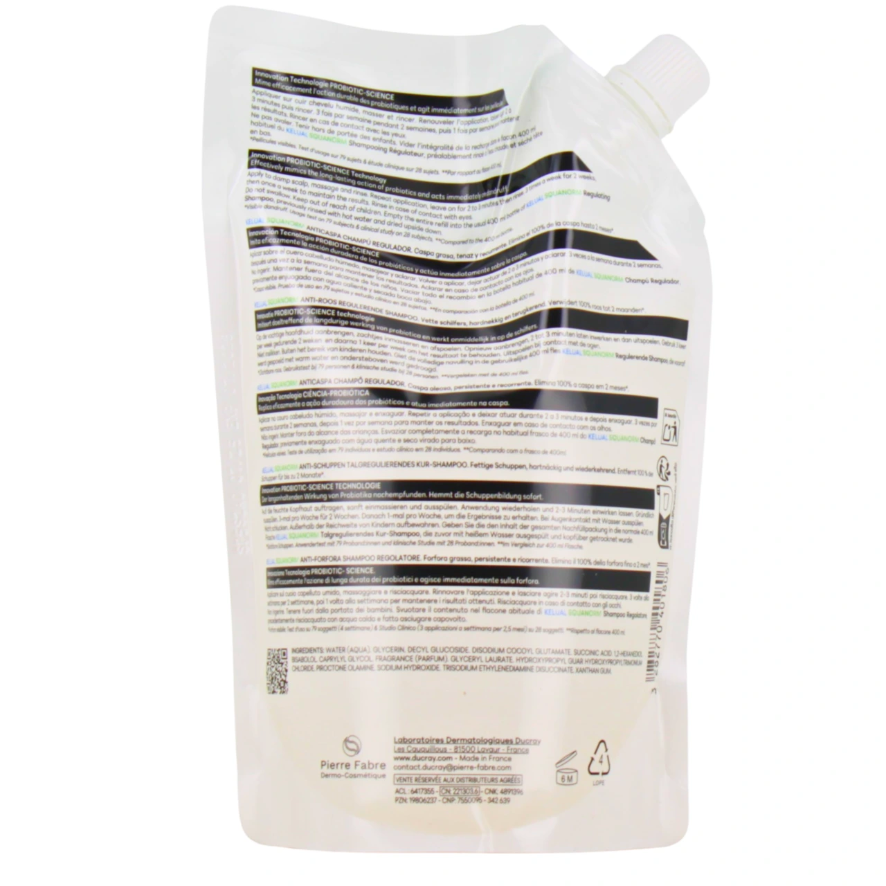 Ducray Kelual Squanorm Shampooing Traitant Régulateur Pellicules Grasses - Vue 8