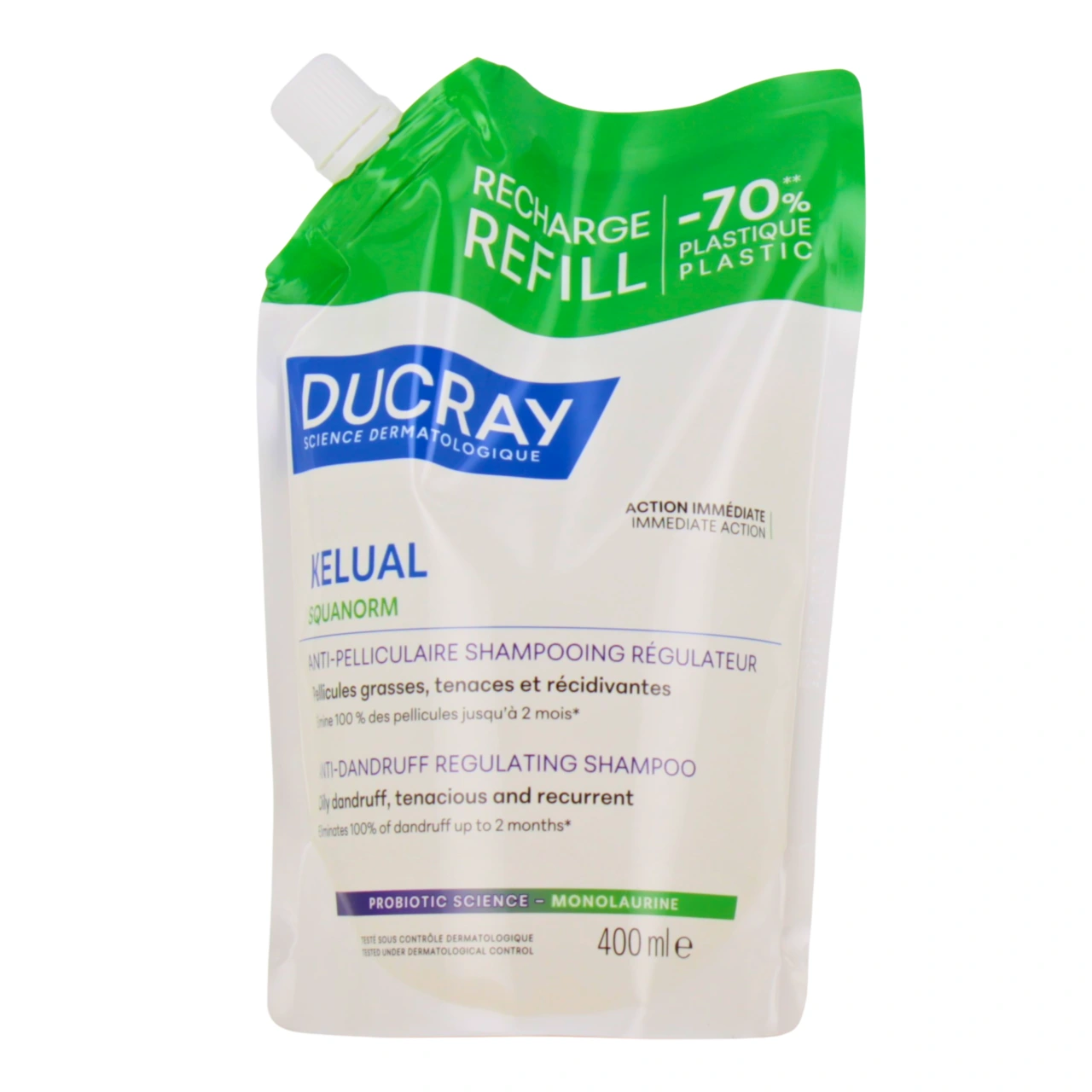 Ducray Kelual Squanorm Shampooing Traitant Régulateur Pellicules Grasses - Vue 7