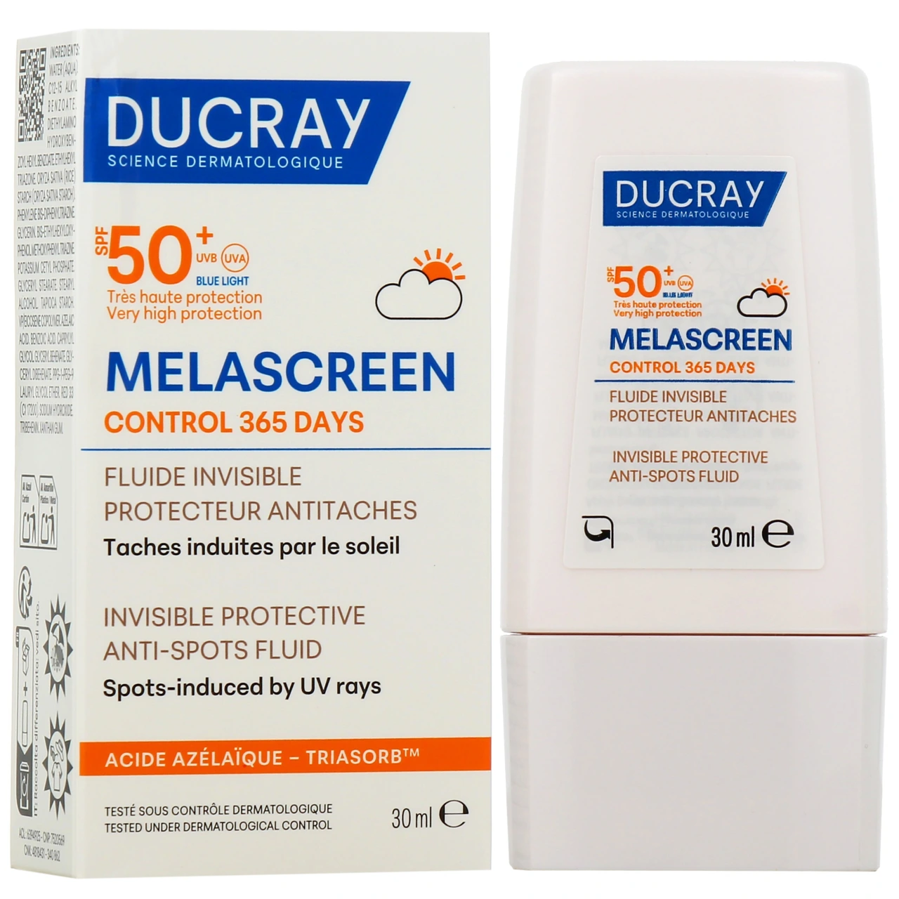 Ducray Melascreen Control 365 Days Fluide SPF50+ - Melascreen
