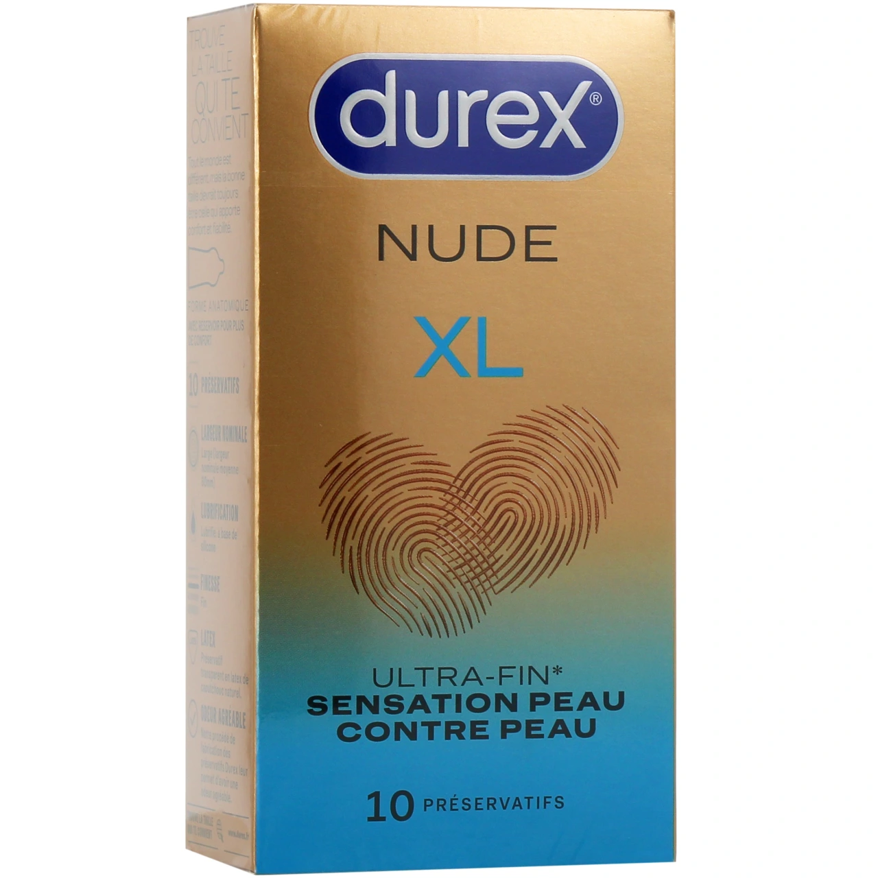 Durex Nude Extra Large Préservatifs XL - Durex