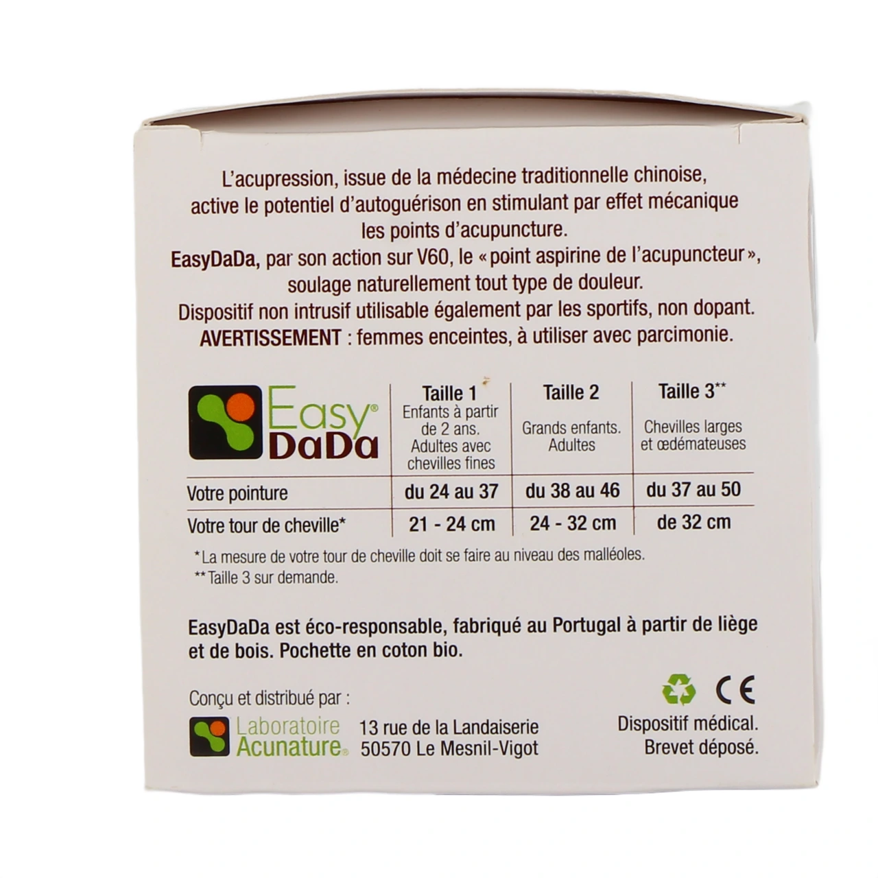 Easy DaDa Bracelet anti-douleur d'acupression - Vue 3