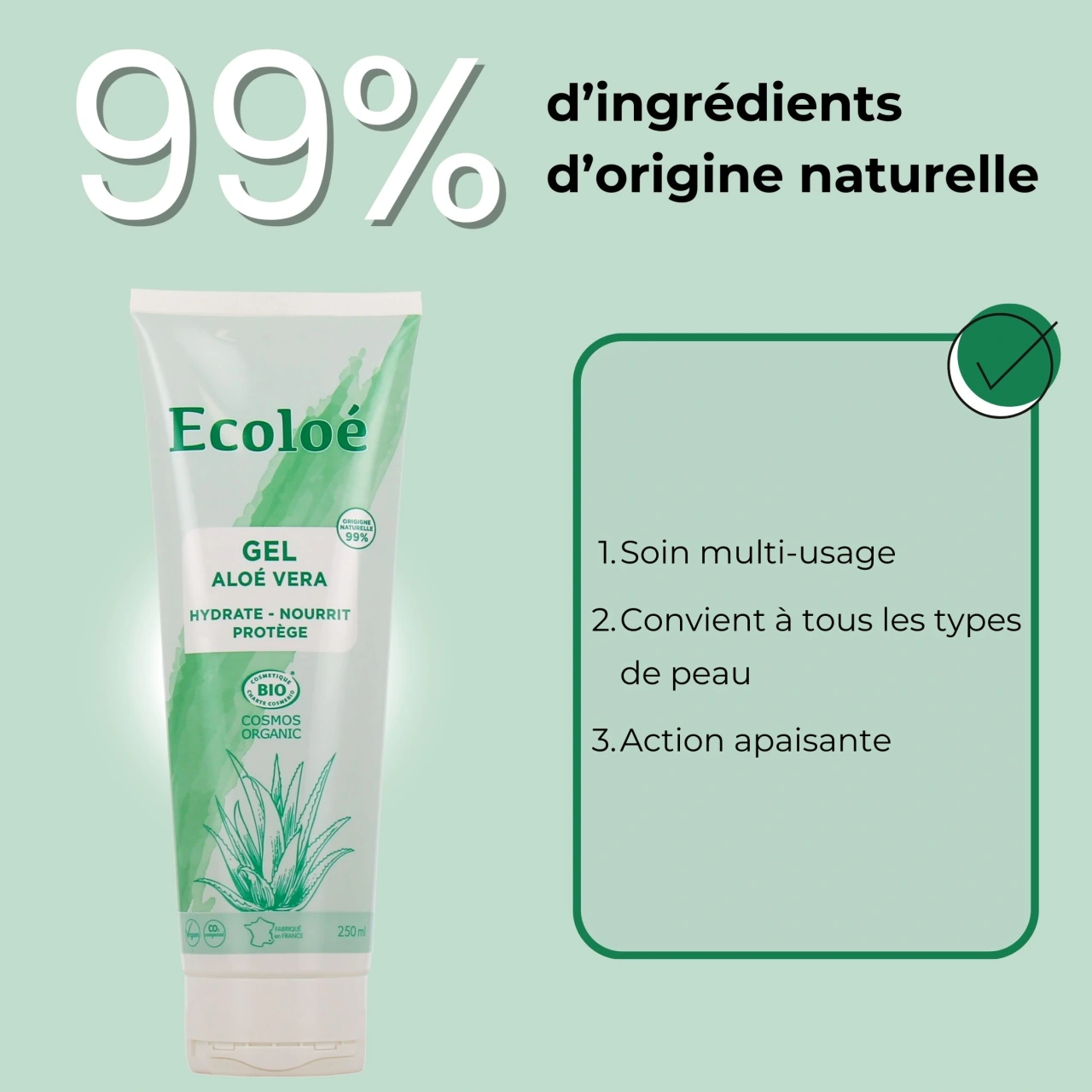 Ecoloé Gel Aloé Vera Bio - Vue 5