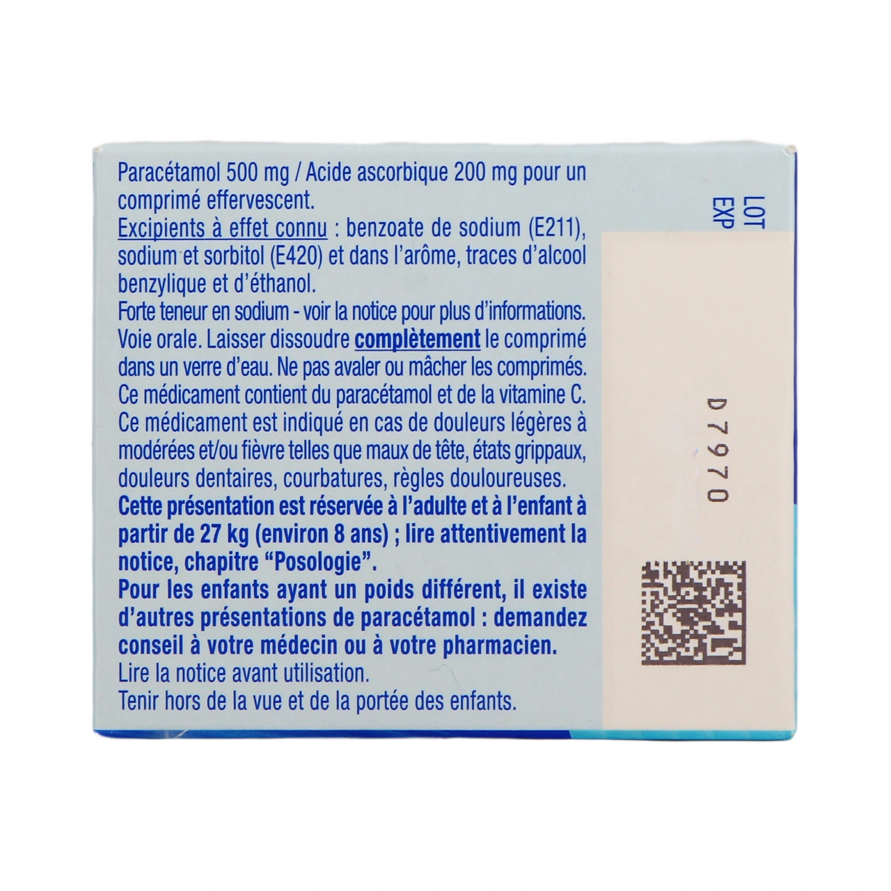 Efferalgan Vitamine C - Vue 3