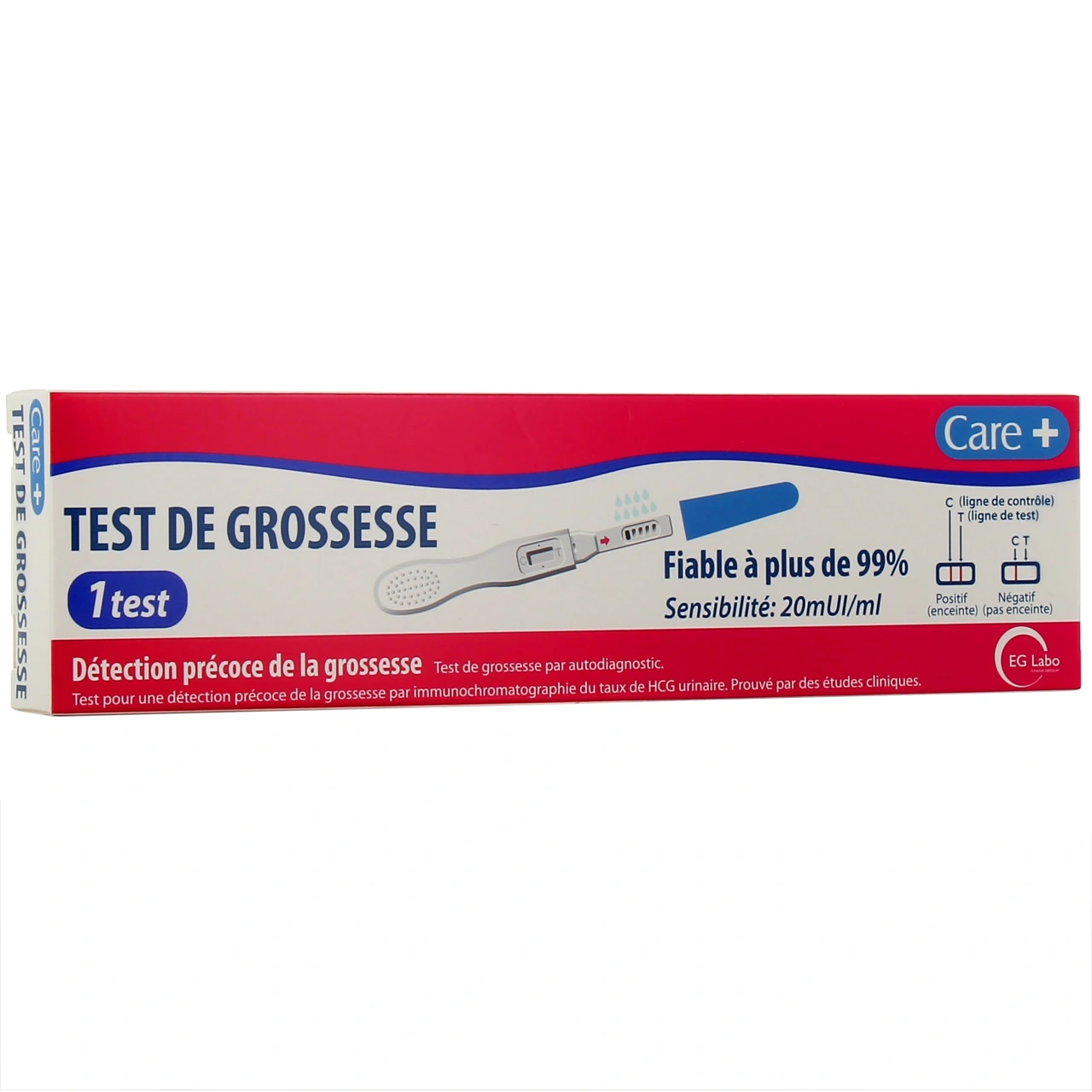 EG Labo Care+ Test de Grossesse - EG Labo