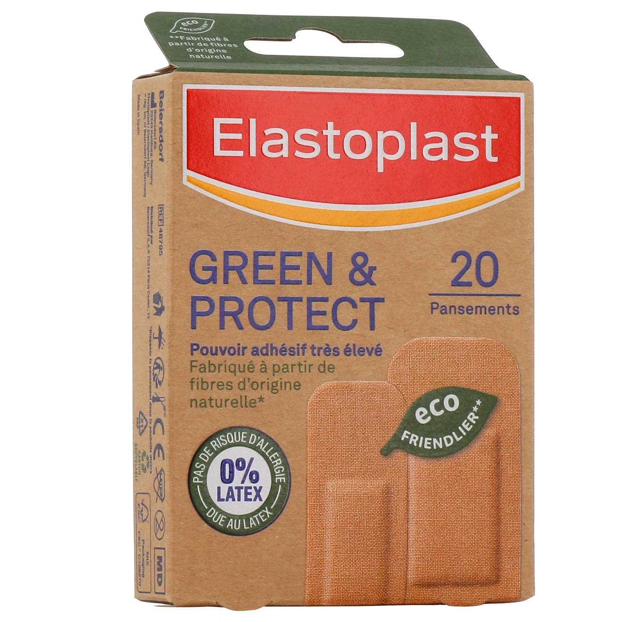 Elastoplast Pansements Green & Protect - Elastoplast