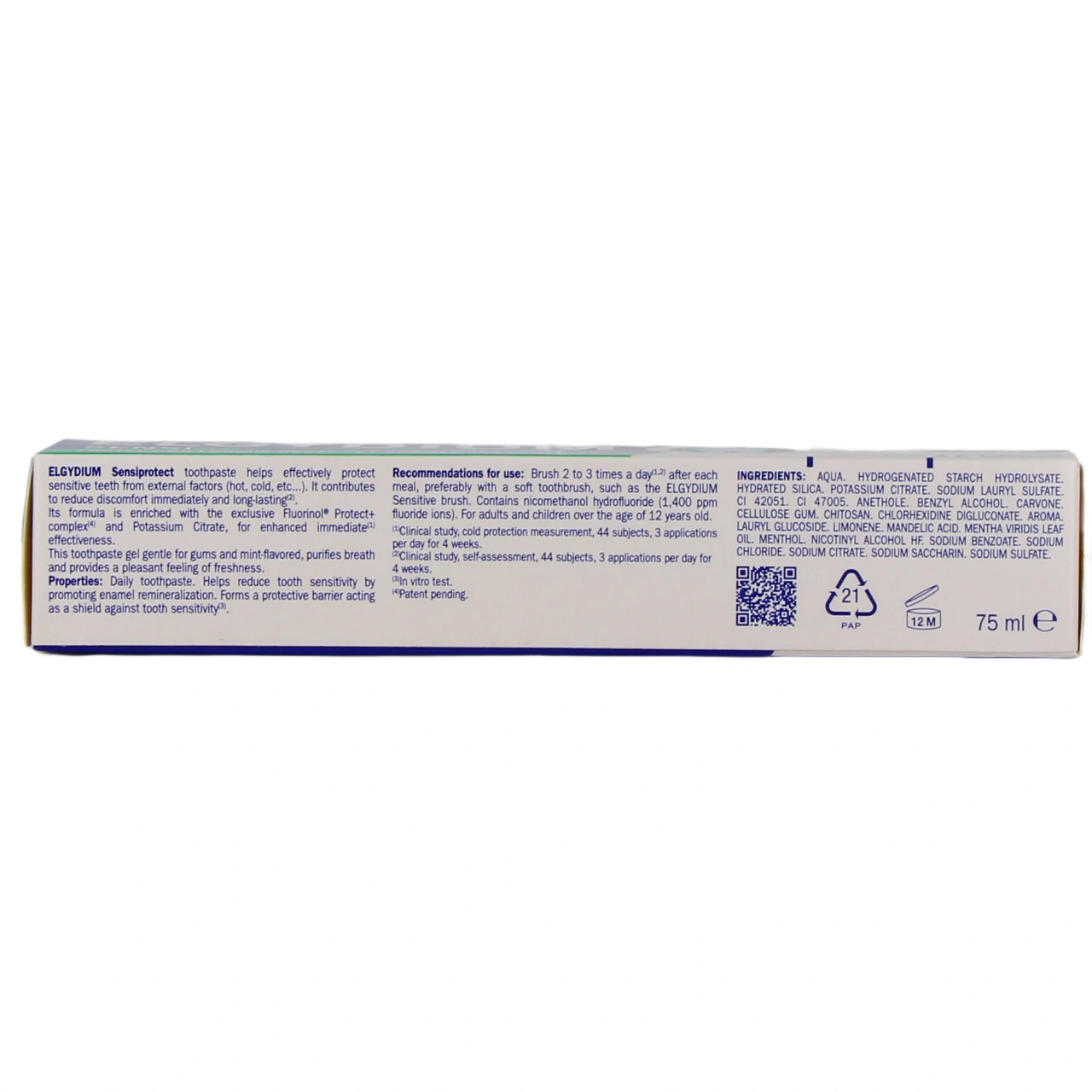 Elgydium Dentifrice Dents Sensibles - Vue 3