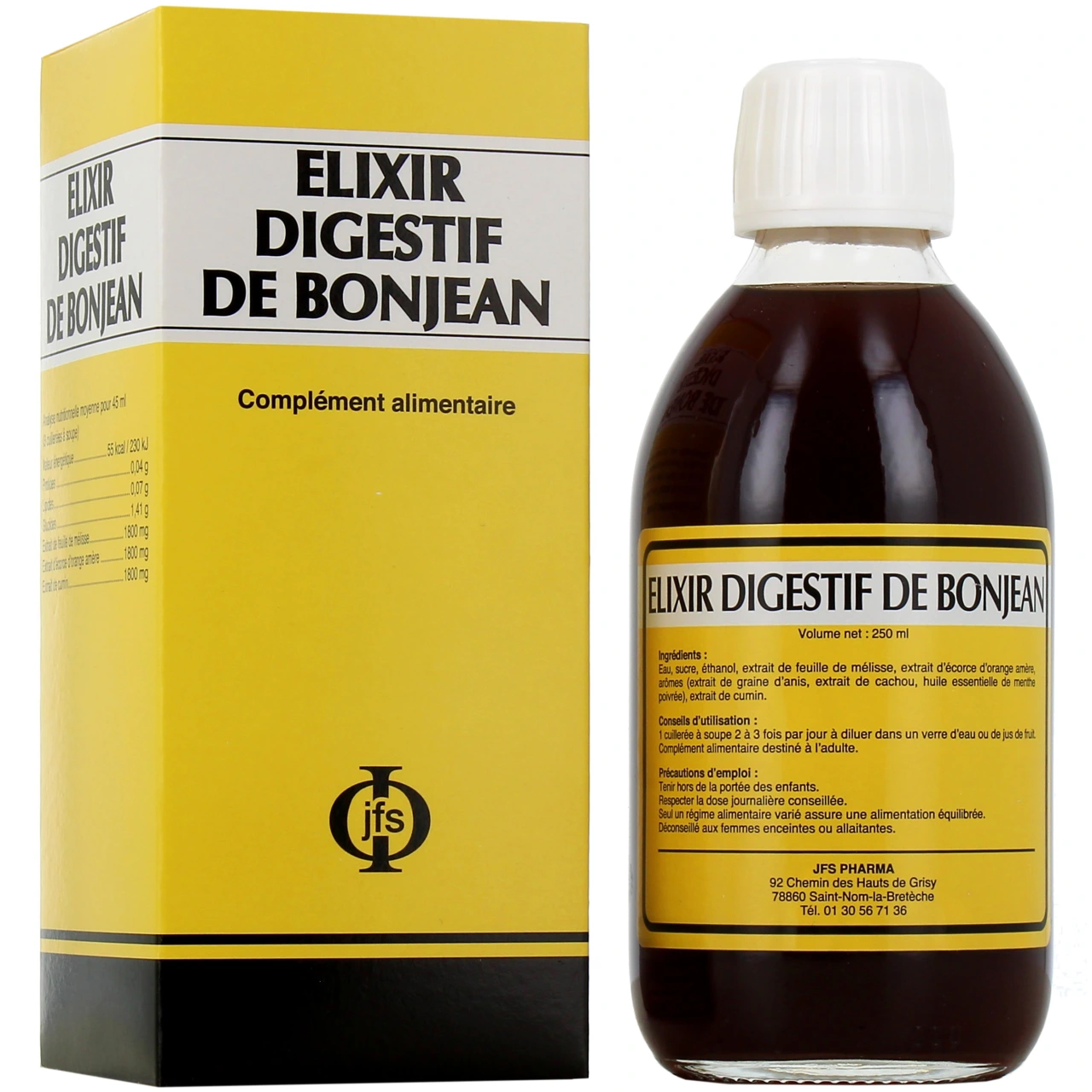 Elixir Digestif de Bonjean - Sodia