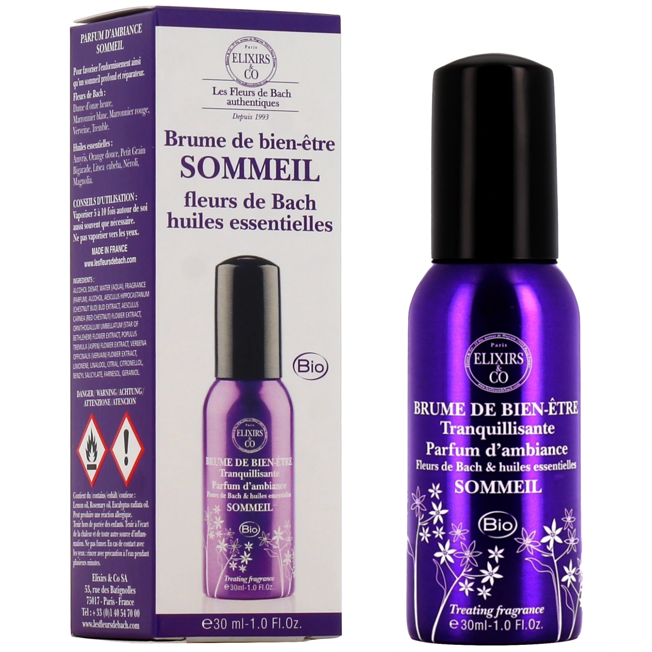 Elixirs & Co Brume de Bien-être Sommeil - Elixirs And Co