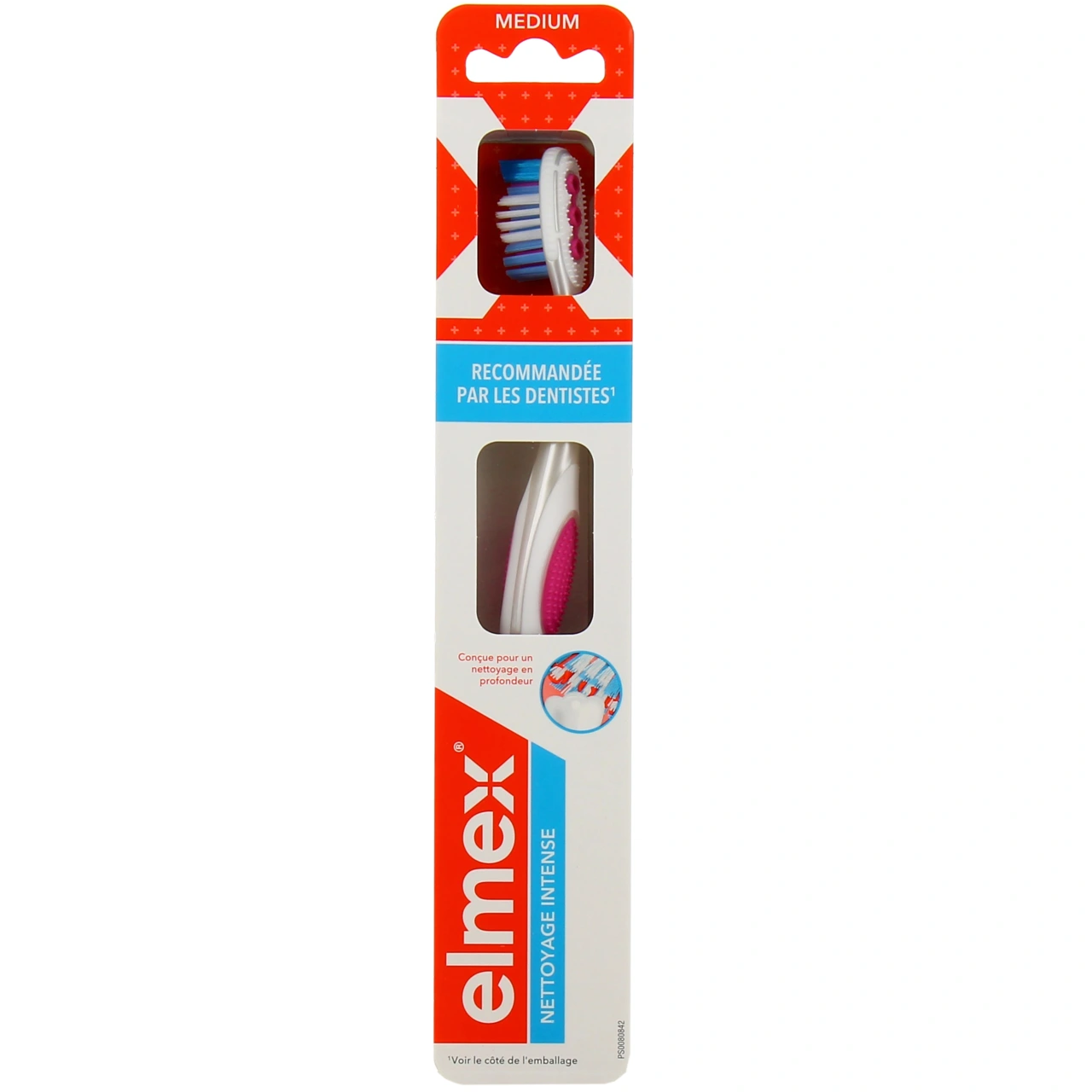Elmex Brosse à Dents Nettoyage Intense Medium - Elmex