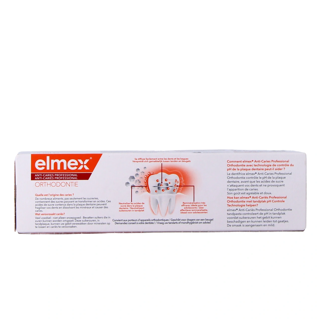 Elmex Dentifrice Anti-Caries Professional Orthodontie - Vue 3