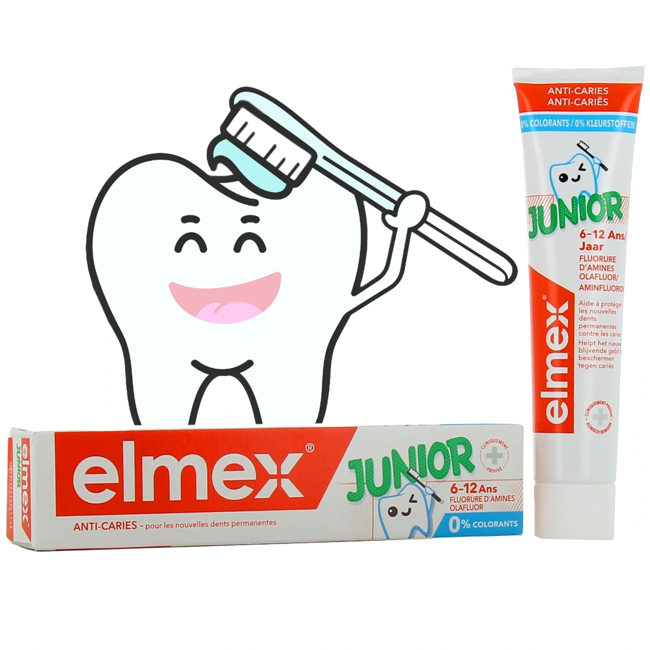 Elmex Dentifrice Junior 6-12 ans - Vue 3