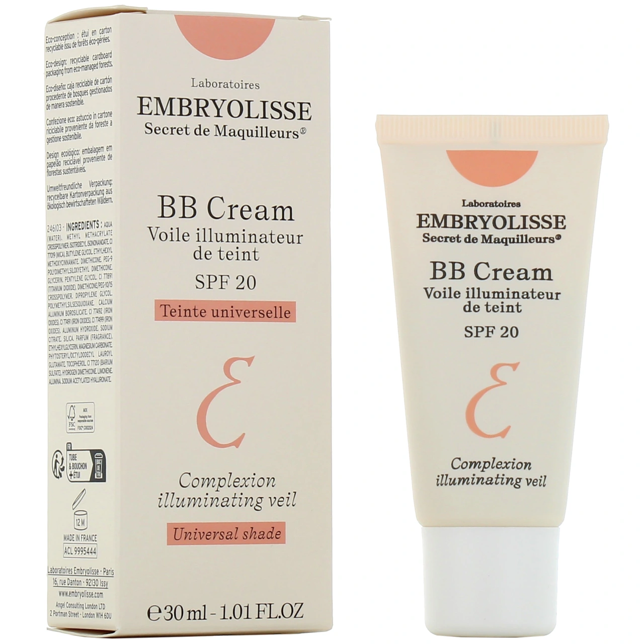 Embryolisse BB Cream Voile Illuminateur De Teint SPF20 - Embryolisse