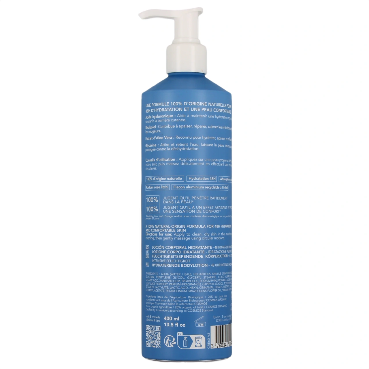 Endro Lait Corps Hydratant - Vue 3