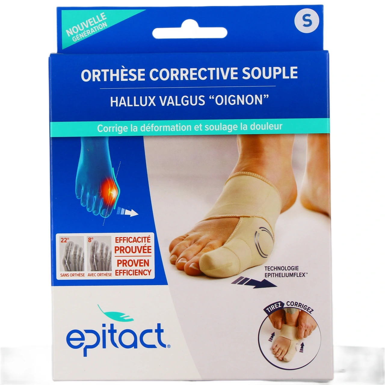 Epitact Orthèse Corrective Hallux Valgus Epithélium Flex - Epitact