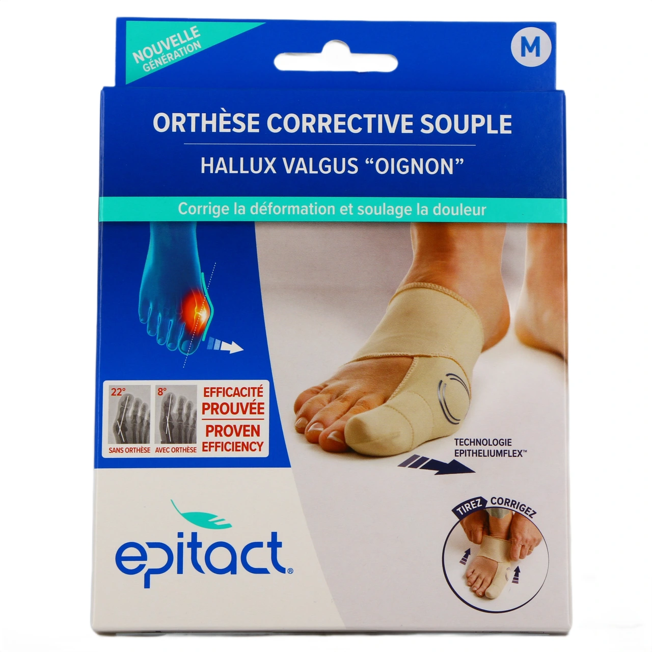 Epitact Orthèse Corrective Souple Hallux Valgus Oignon - Epitact