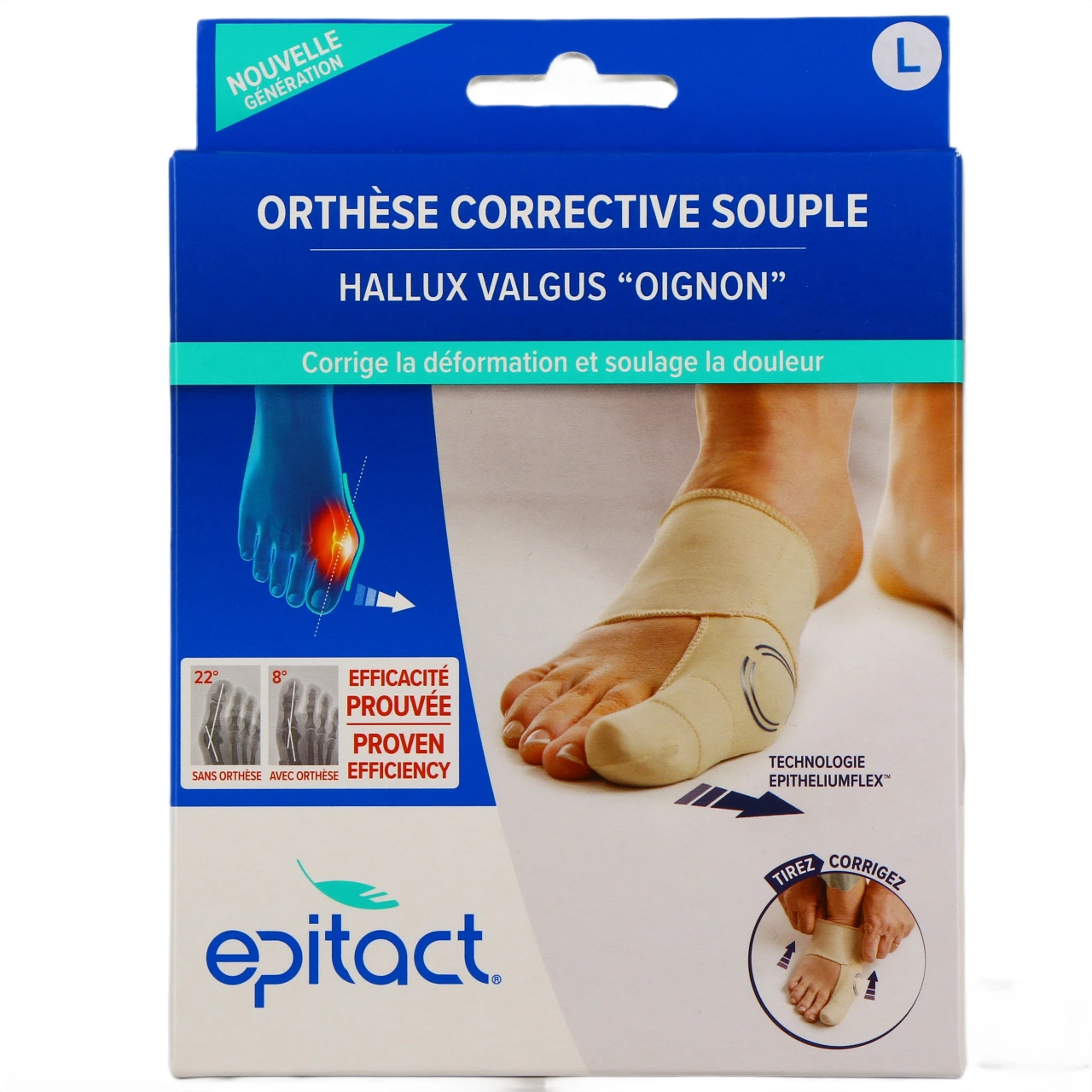 Epitact Orthèse Corrective Souple Hallux Valgus Oignon - Vue 4