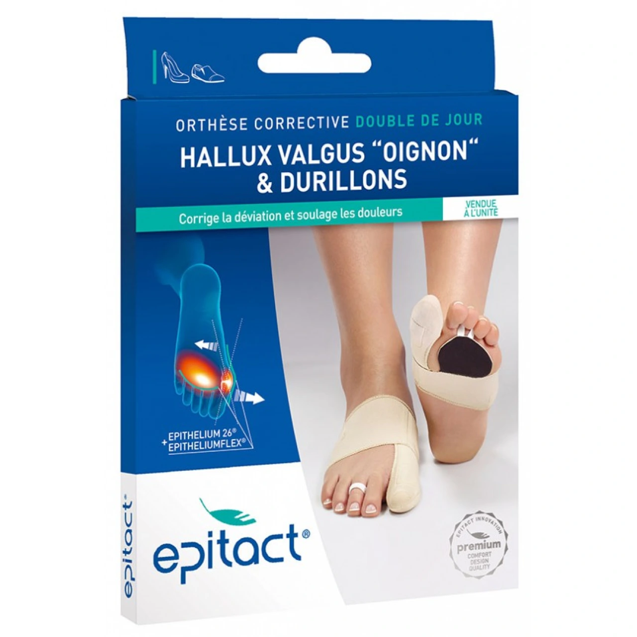 Epitact Orthèse Double Epithélium Flex+ Hallux Valgus - Epitact