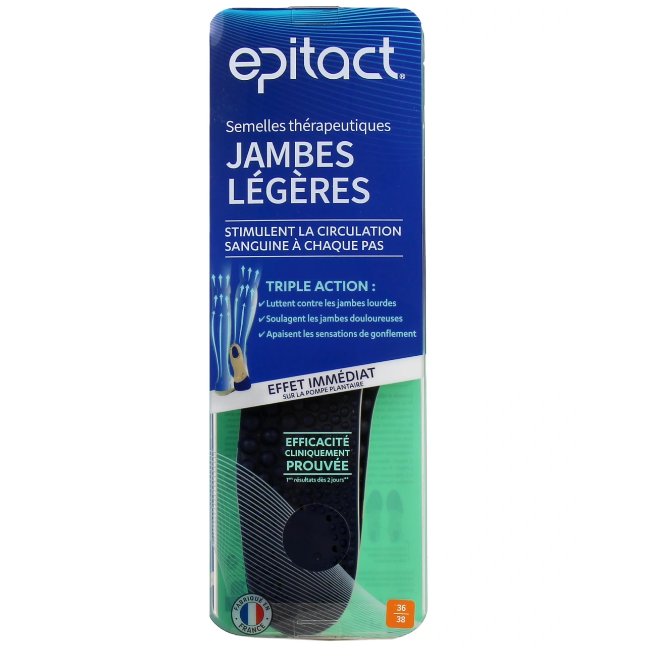 Epitact Semelles Thérapeutiques Jambes Légères - Epitact