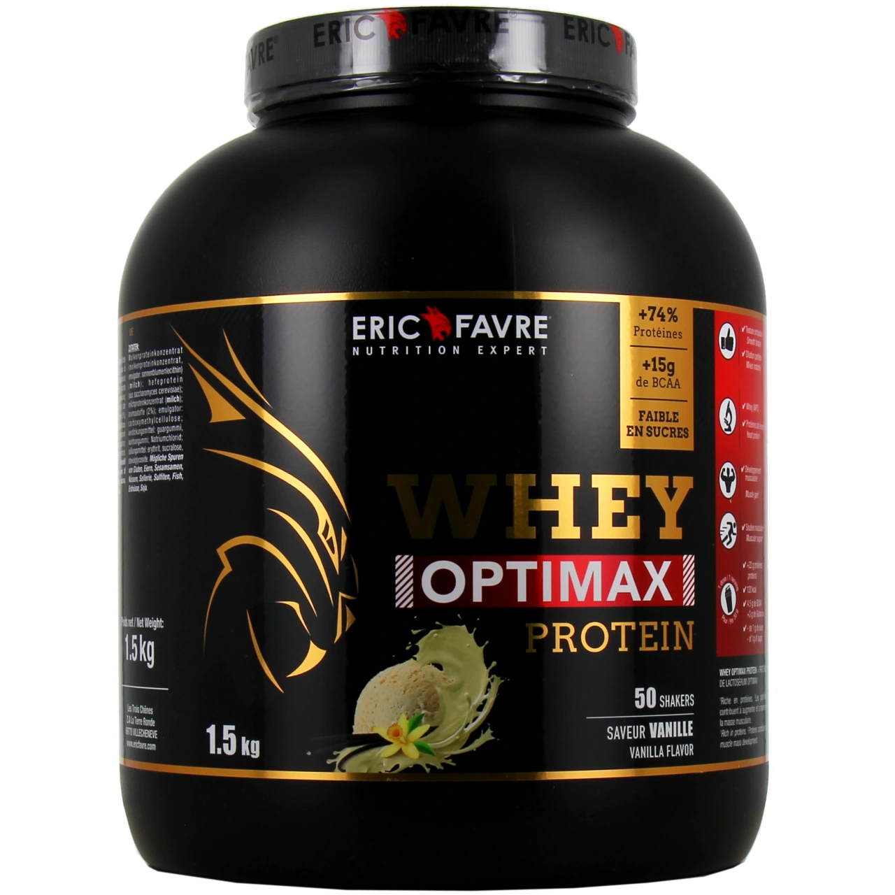Eric Favre Whey Optimax Protein - Vue 16