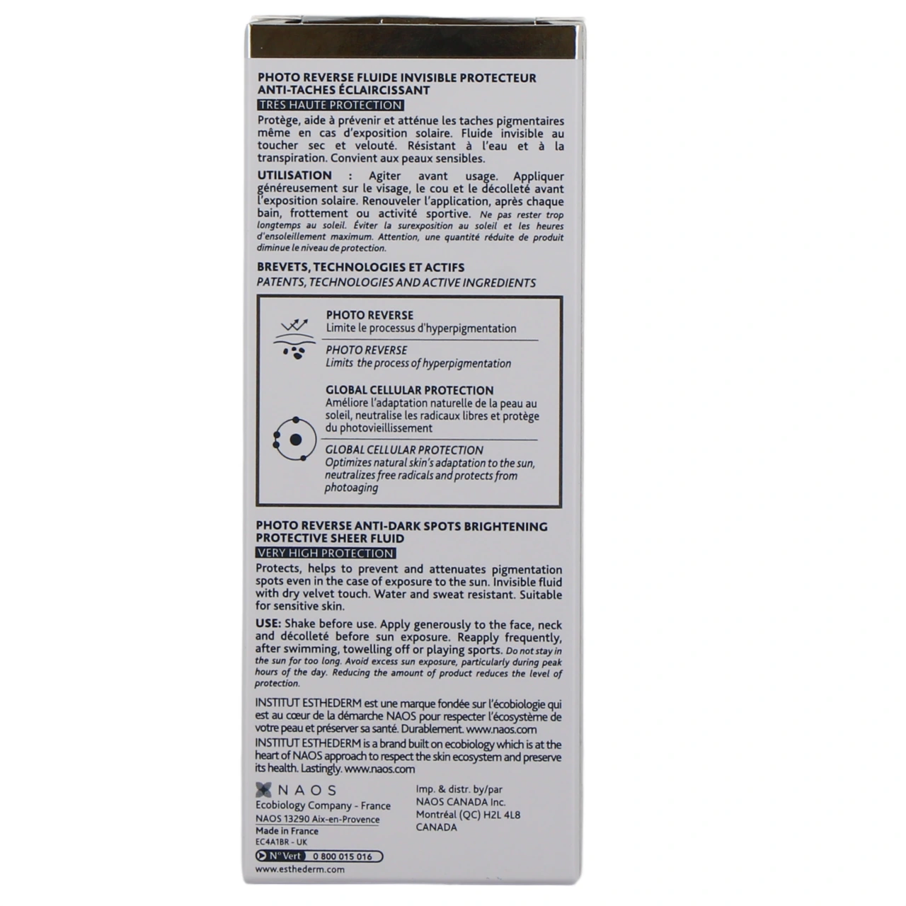 Esthederm Photo Reverse Fluide Solaire Invisible - Vue 3