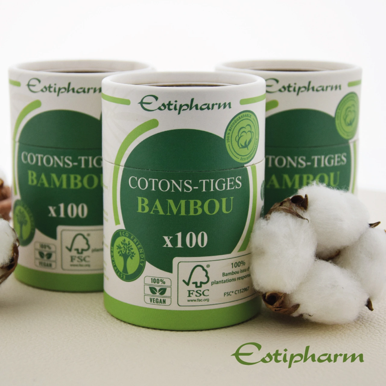 Estipharm Cotons-tiges en Bambou - Estipharm
