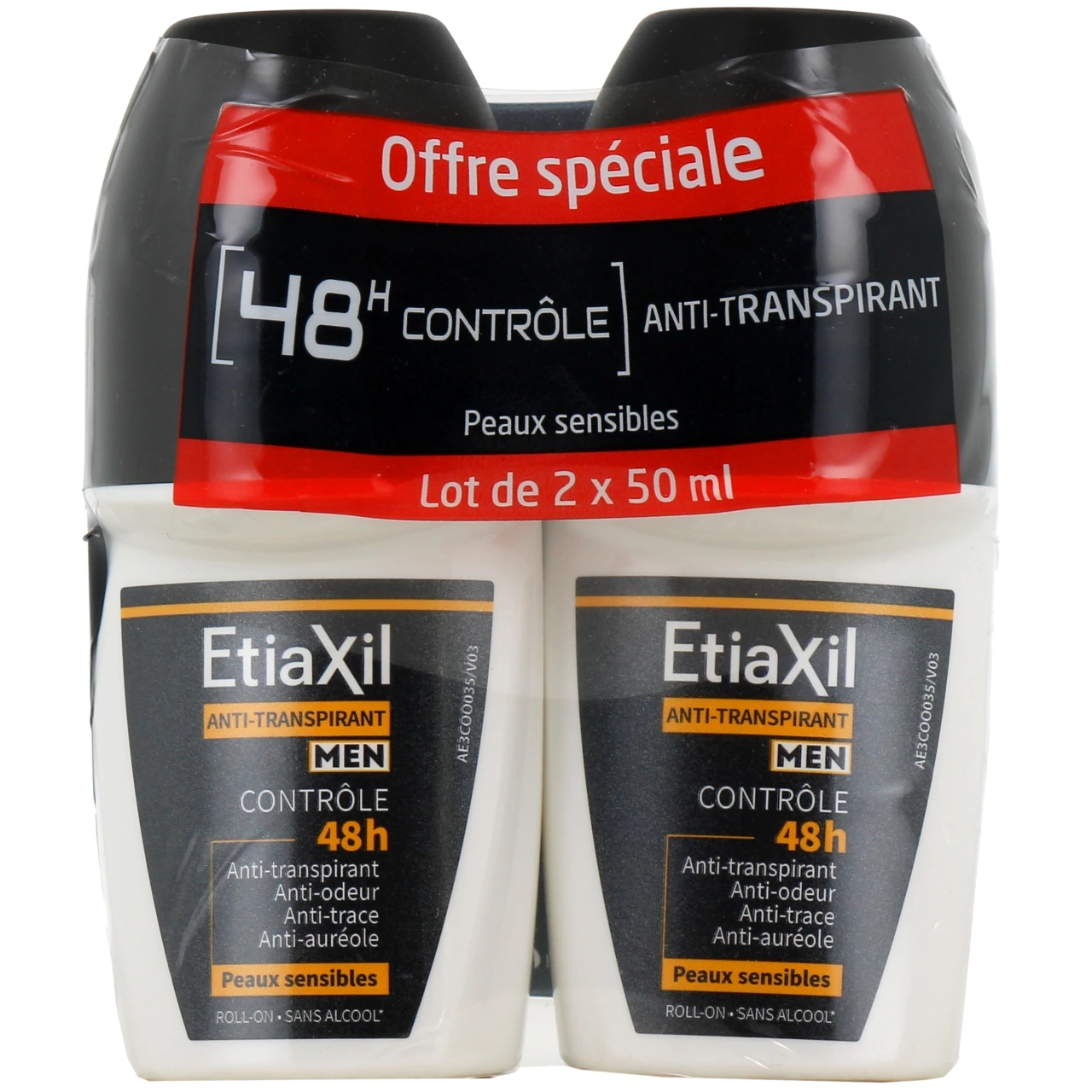 Etiaxil Déodorant Men Anti-Transpirant Contrôle 48h Roll-On - Vue 4