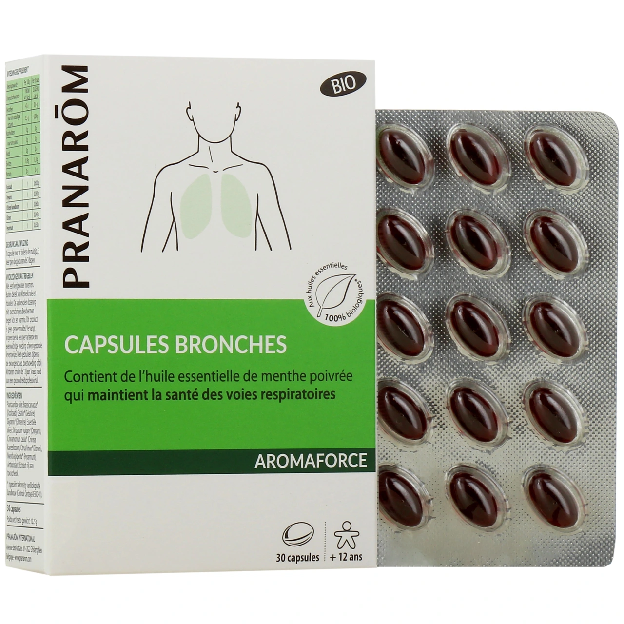 Pranarom Aromaforce Capsules Bronches - Pranarom