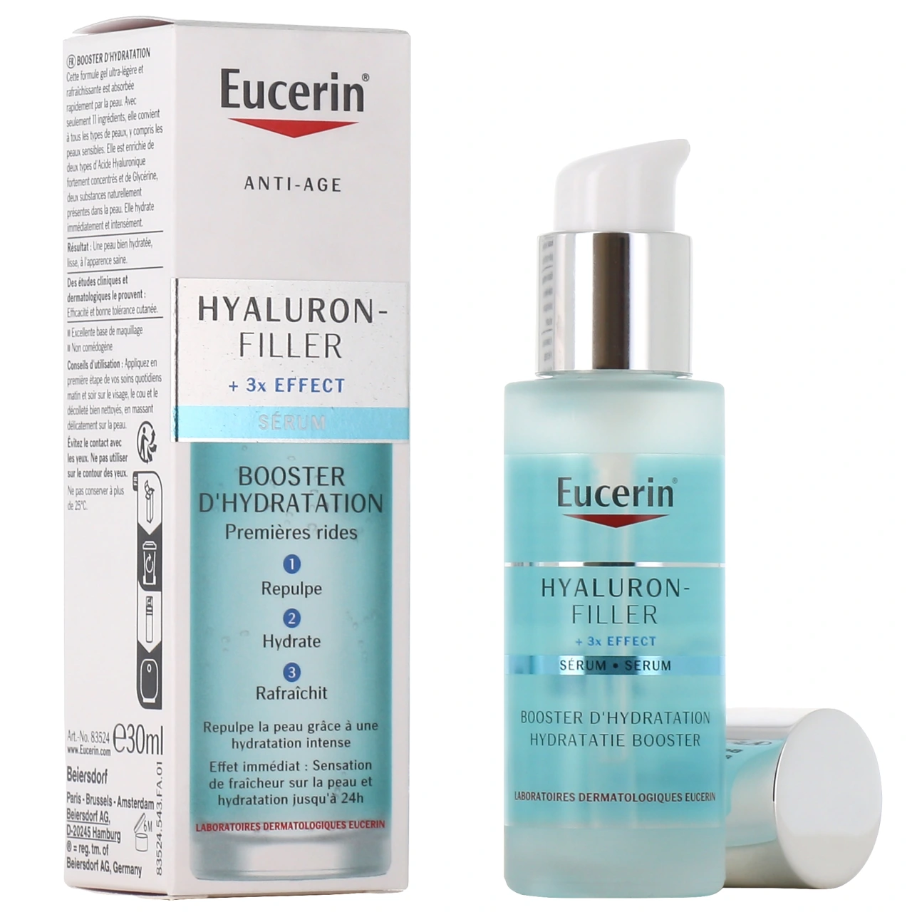 Eucerin Hyaluron-Filler 3X Effect Sérum booster d'hydratation - Vue 4