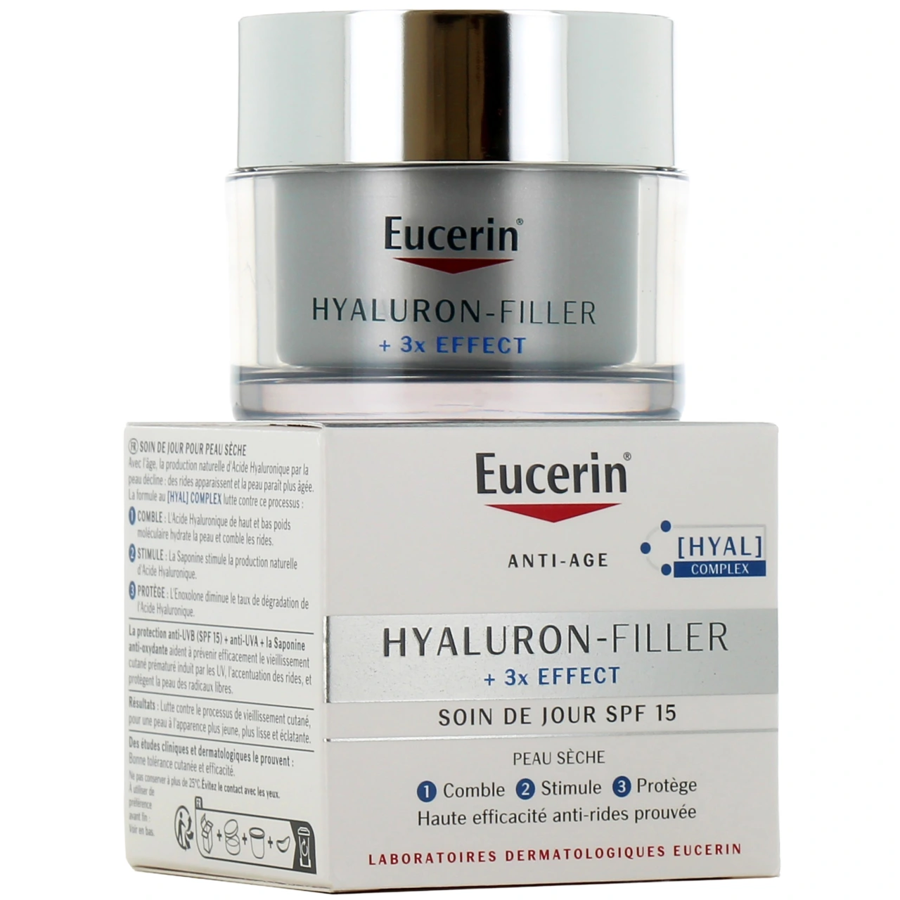 Eucerin Hyaluron-Filler 3X Effect SPF 15 Soin de Jour Peau Sèche - Vue 7