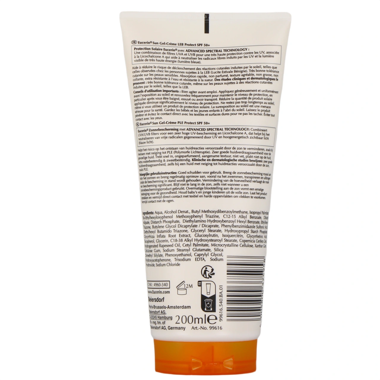Eucerin Sun Leb Protection Crème-gel SPF50 - Vue 3