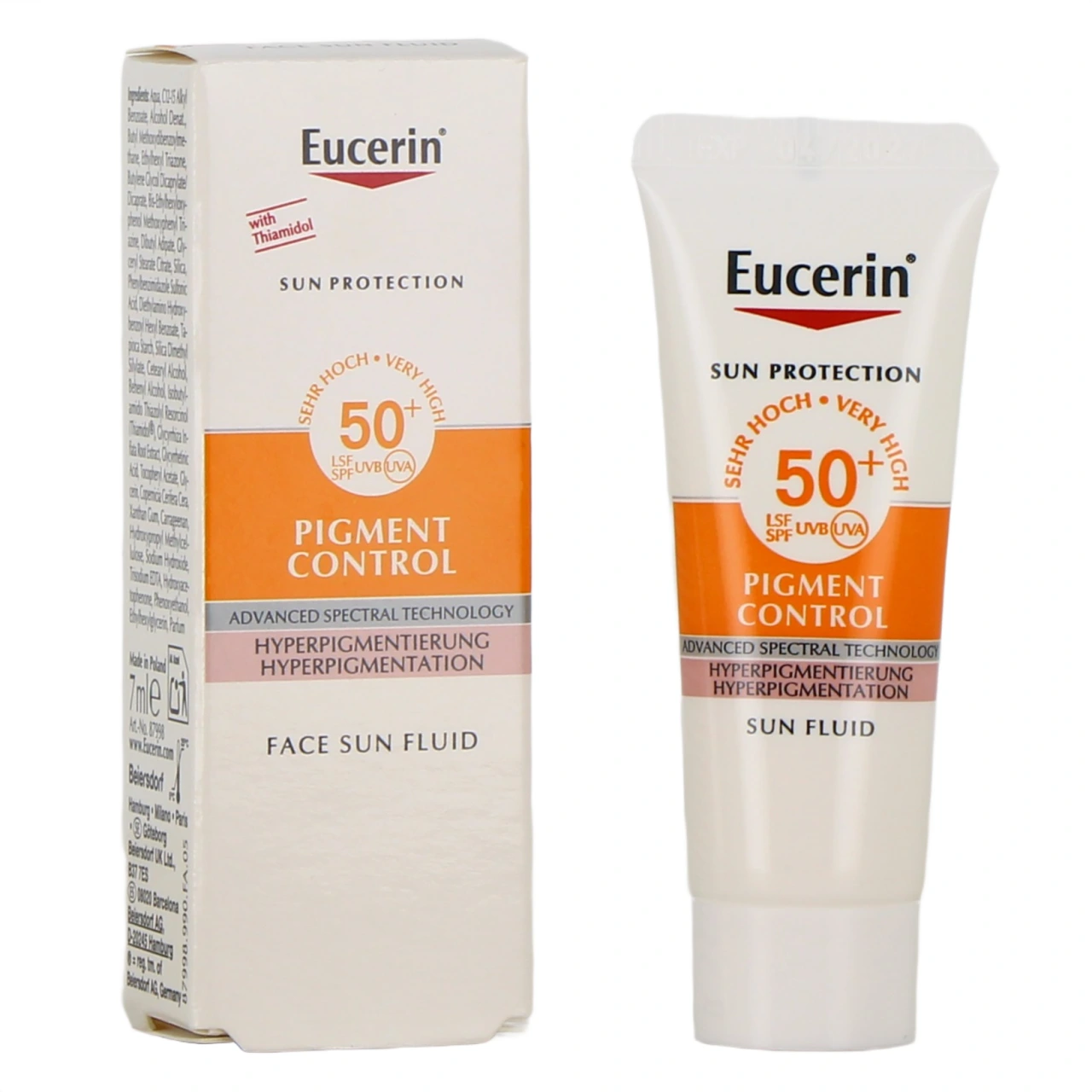 Eucerin Sun Pigment Control 50+ fluide visage 7ml - Eucerin