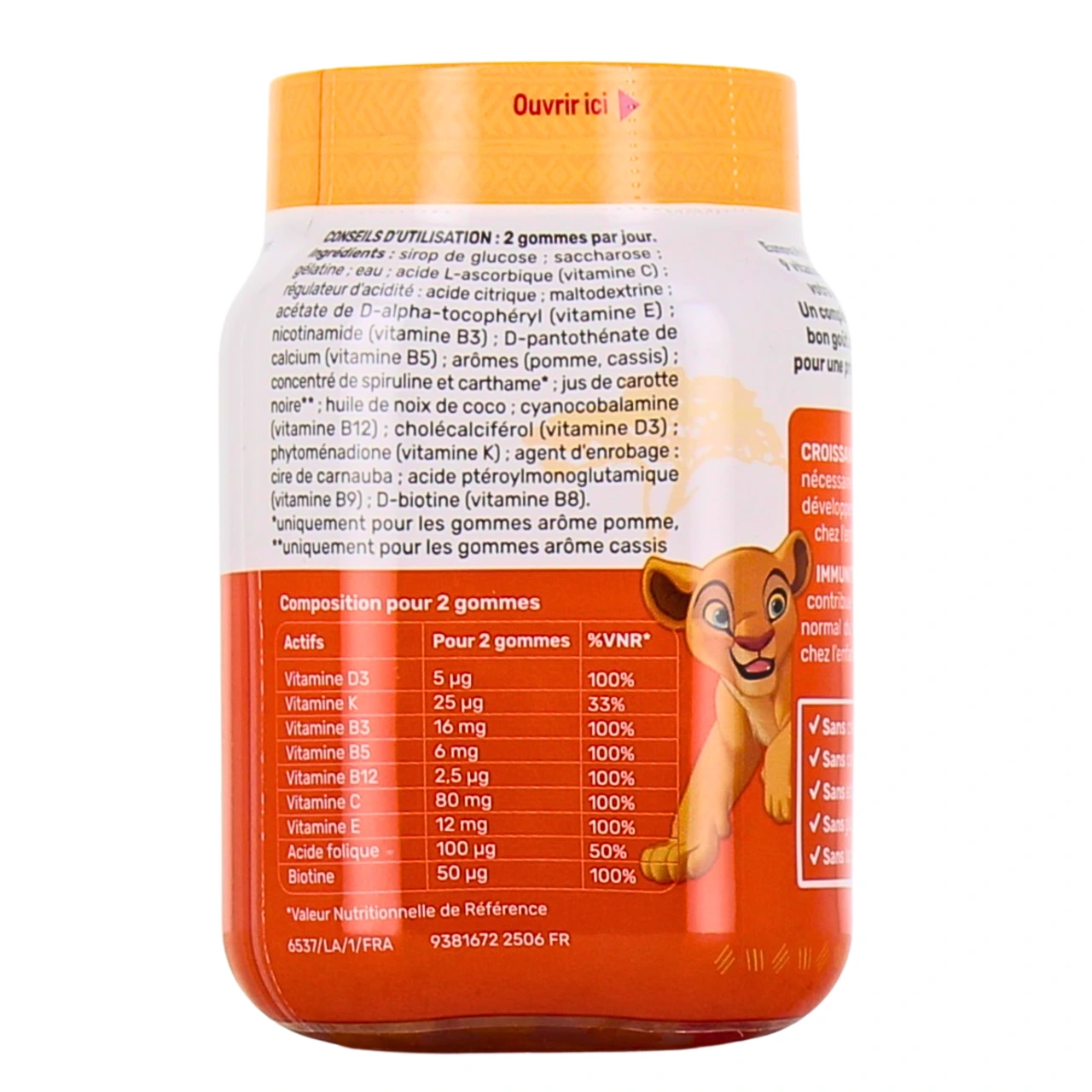 Eunova Kids Multi Vitamines - Vue 2