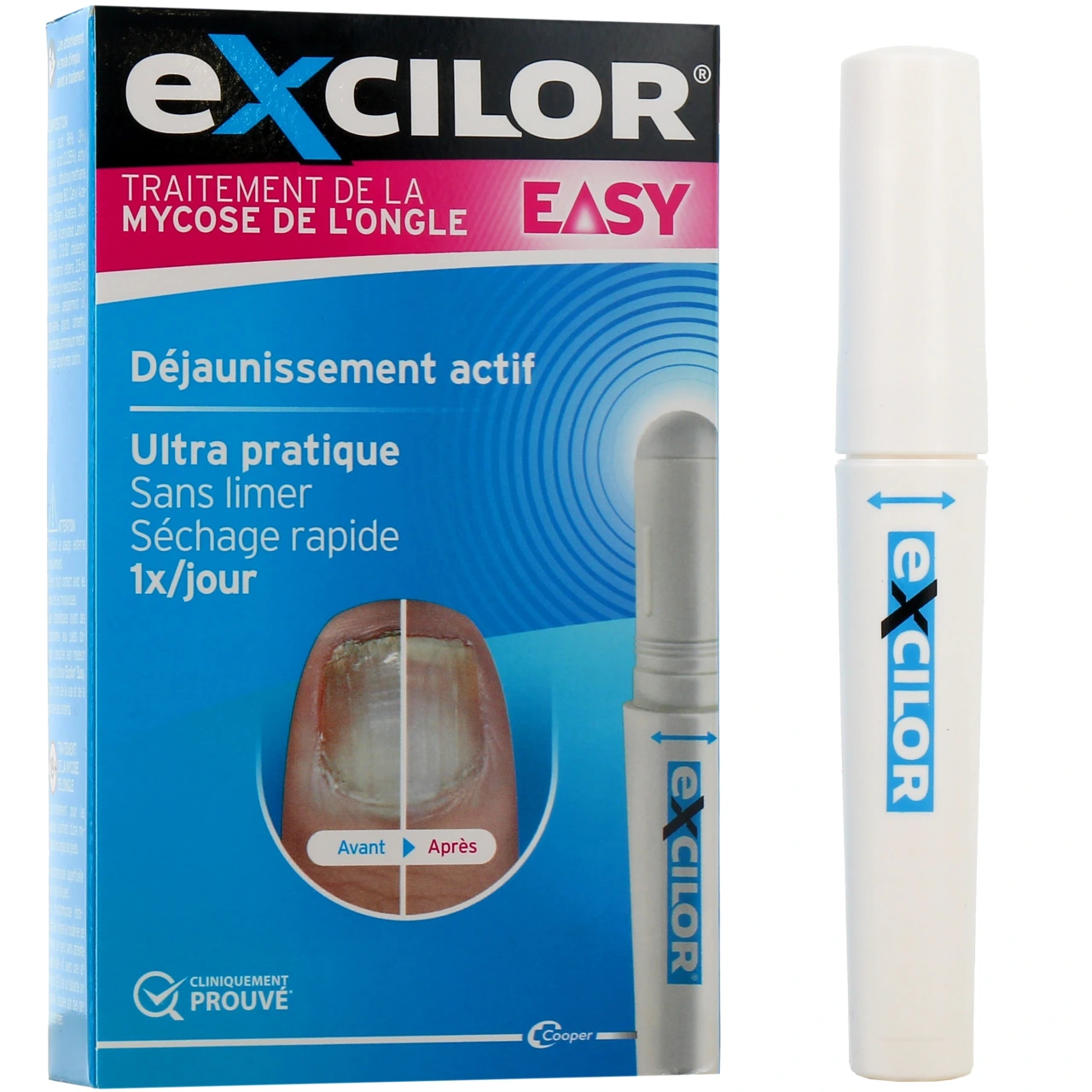 Excilor Mycose de l'Ongle Solution et Stylet - Excilor