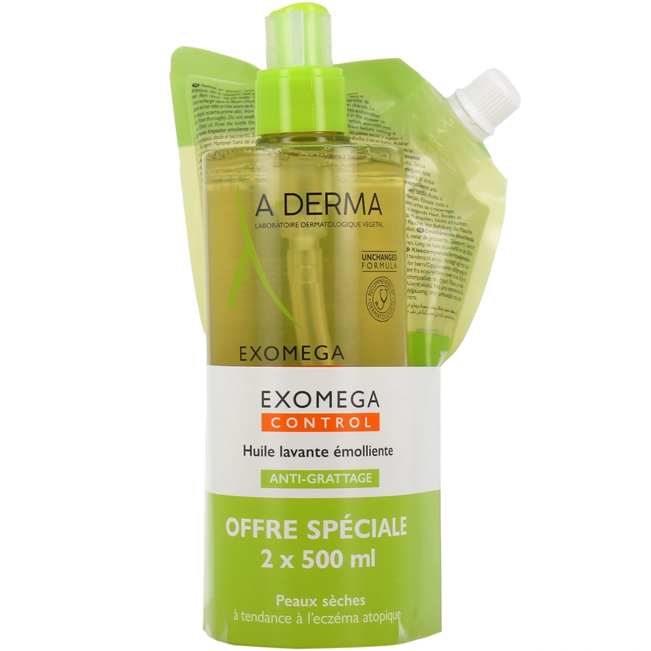 Exomega Control Huile Lavante Émolliente Anti-Grattage - Vue 13