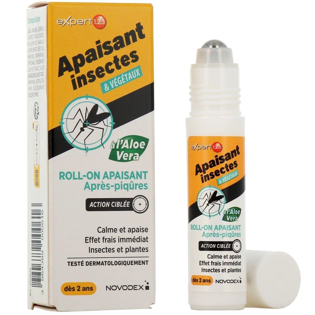 Expert 123 Roll-On Apaisant Après-Piqûres - Novodex