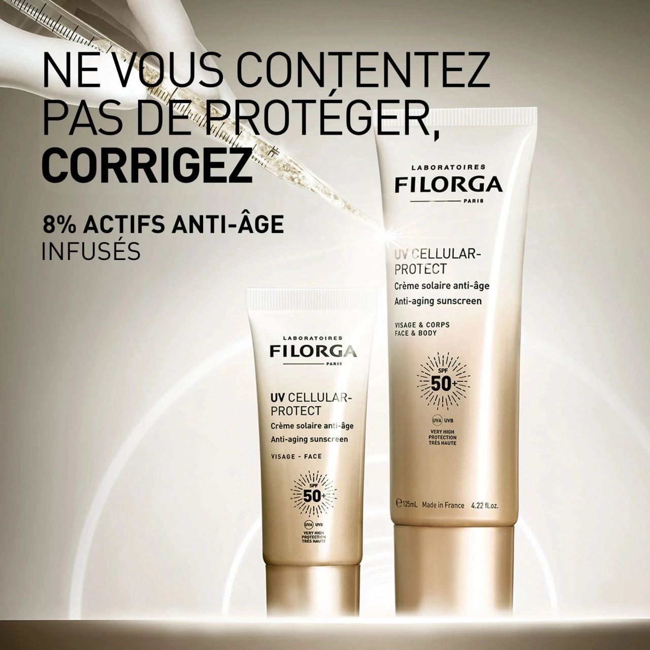 Filorga UV Cellular Protect Corps SPF50+ - Vue 7