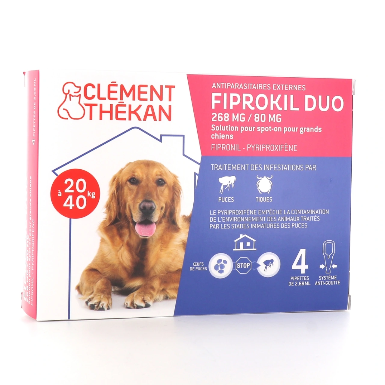Fiprokil Duo Chien Spot-On Antiparasitaires - Vue 3